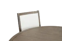 Alden Gray Round Table & 4 Chairs