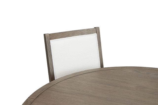 Alden Gray Round Table & 4 Chairs