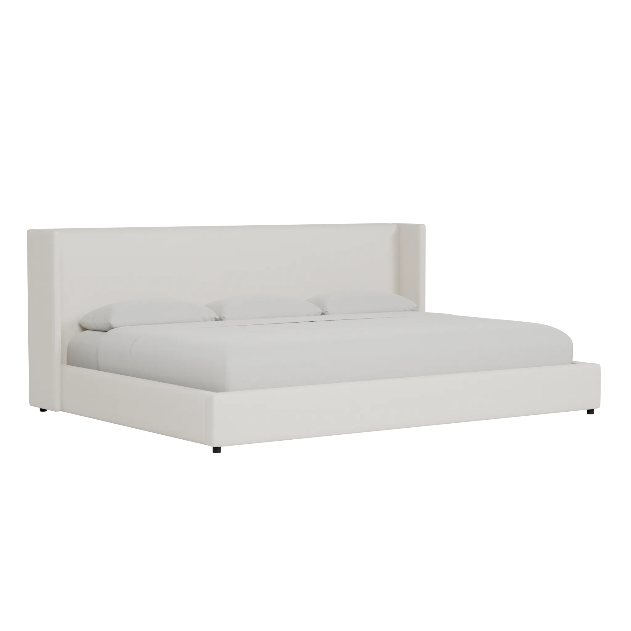 Captiva Gellar Beige 48" Upholstered Shelter Bed