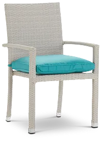 Bahia Dark Teal Arm Chair