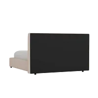 Grayton Elite Light Taupe 44" Upholstered Platform Bed