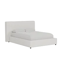 Grayton Natural Beauty Beige 44" Upholstered Platform Bed