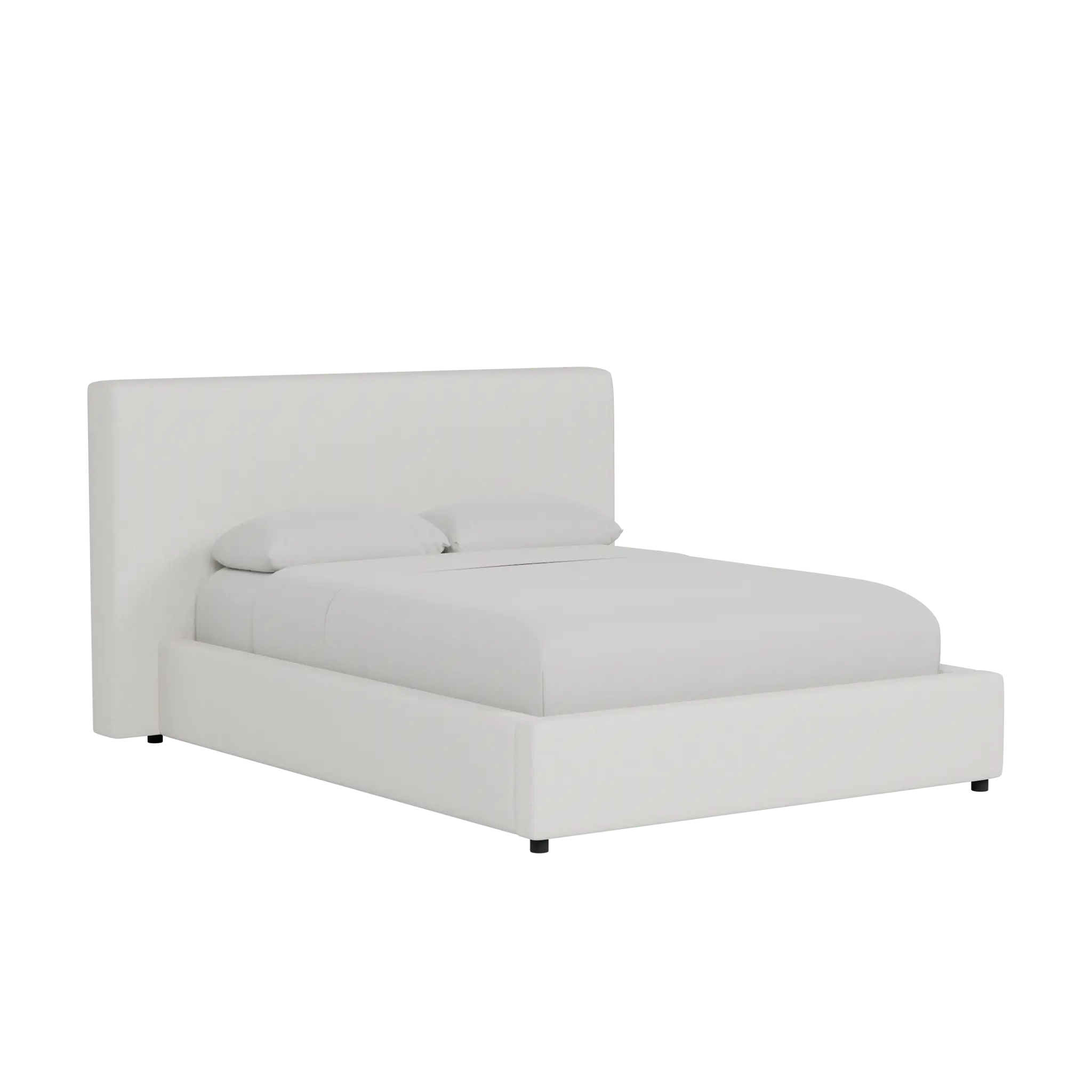 Grayton Natural Beauty Beige 44" Upholstered Platform Bed Grayton Natural Beauty Beige 44" Upholstered Platform Bed