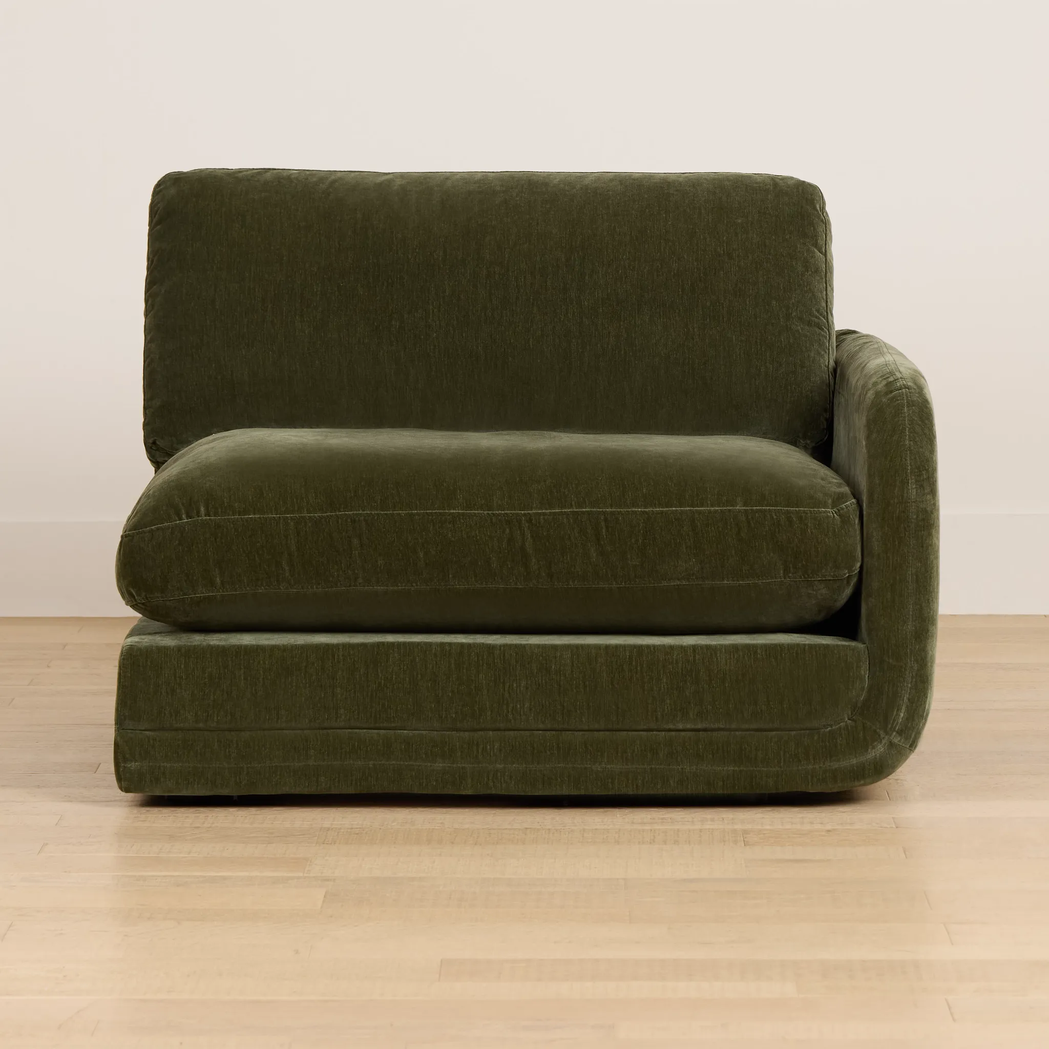Jules Green Velvet Right Chair