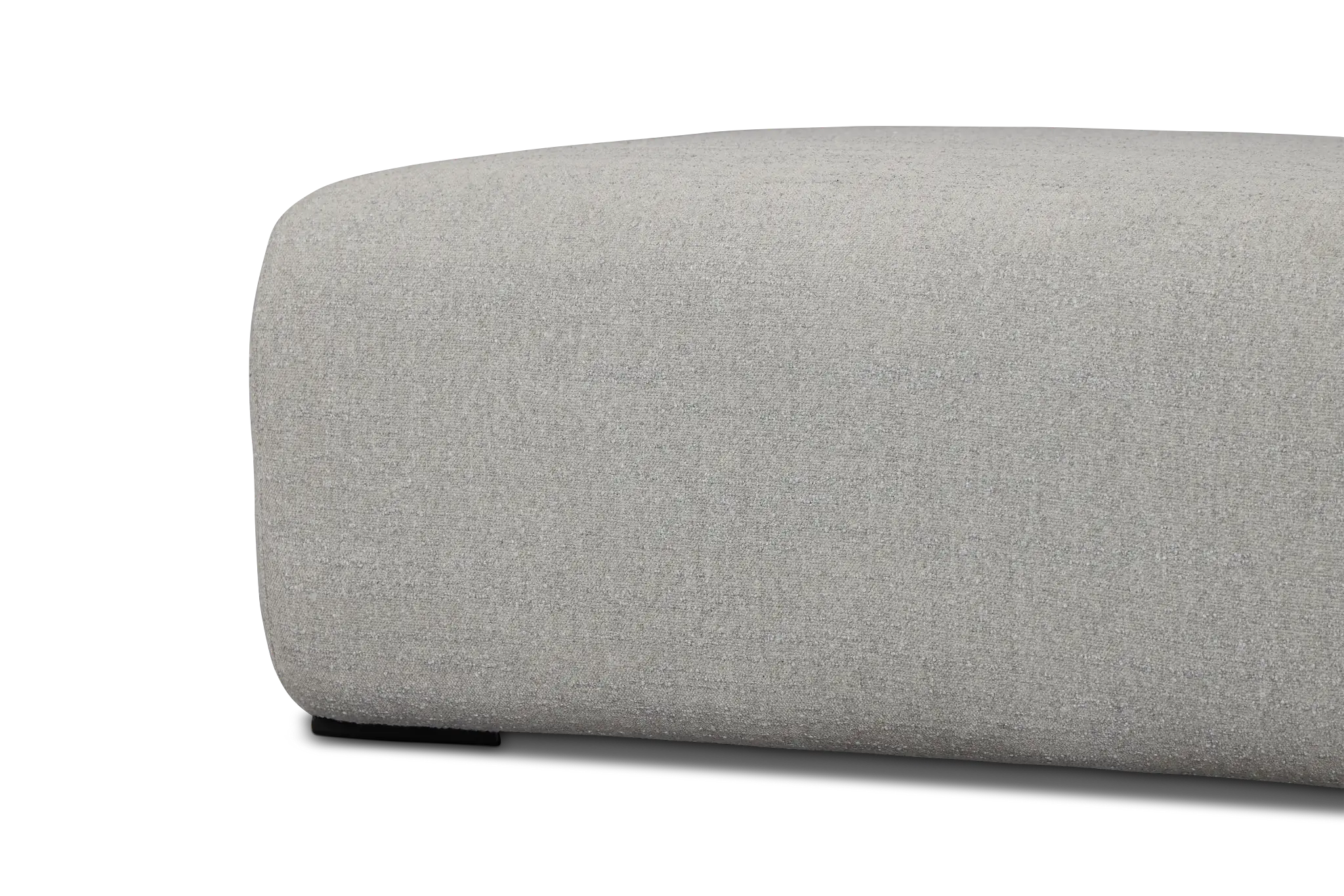 Celeste Light Gray Fabric Ottoman Celeste Light Gray Fabric Ottoman