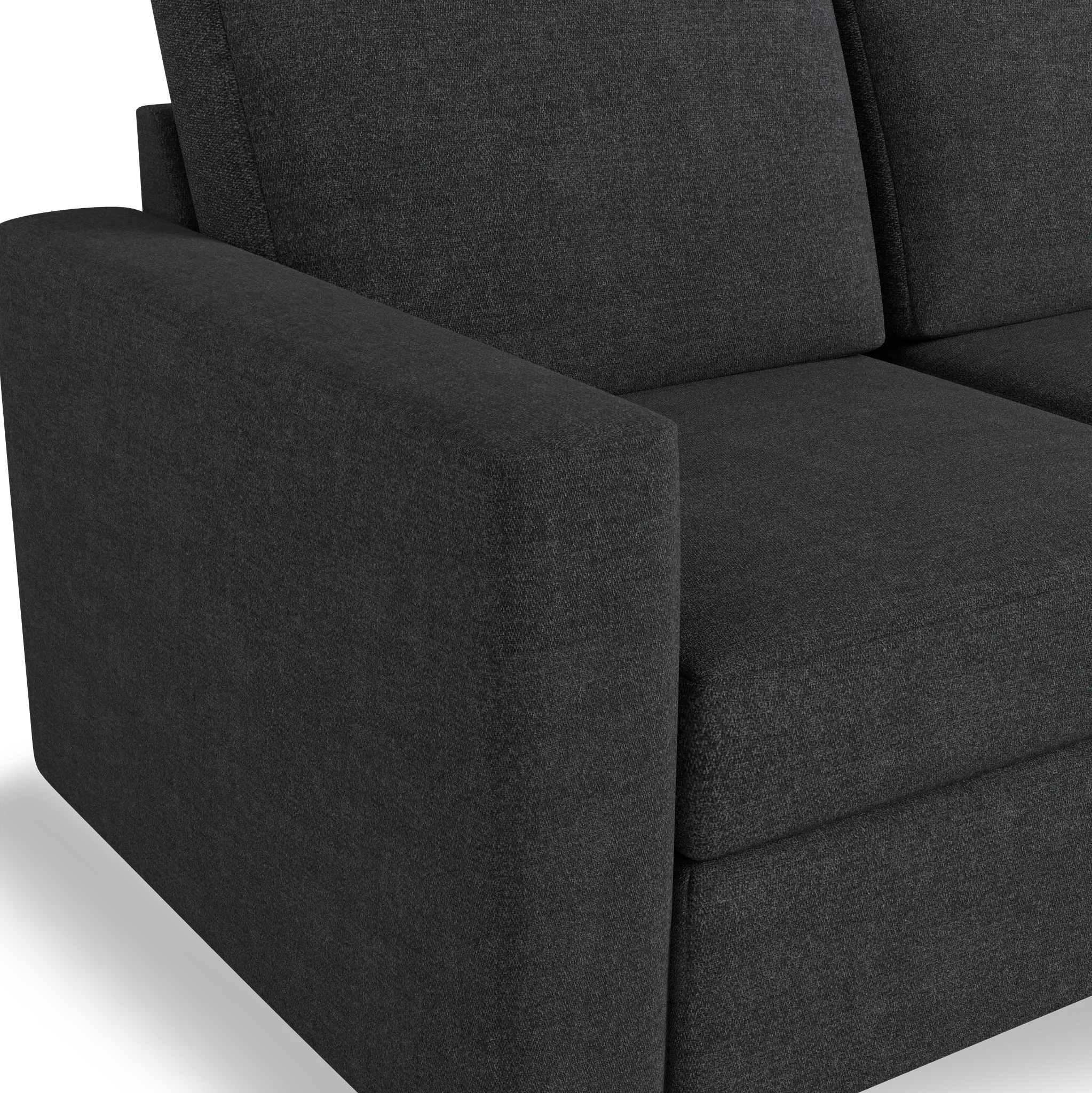 Citymod Dark Gray Fabric 3-piece Modular Sofa Citymod Dark Gray Fabric 3-piece Modular Sofa