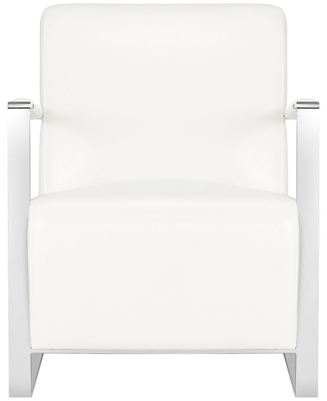 Lee White Uph Accent Chair