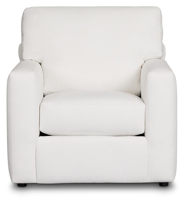 Rhodes White Fabric Chair
