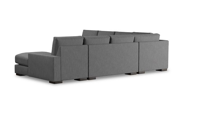 Edgewater Revenue Gray Large Right Chaise Sectional