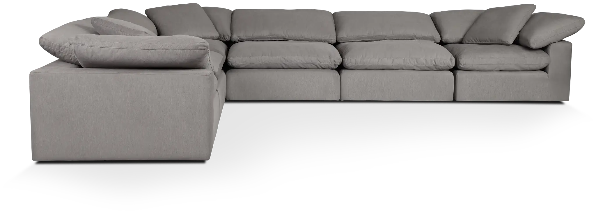 Nixon Light Gray Fabric 6-piece Modular Sectional Nixon Light Gray Fabric 6-piece Modular Sectional