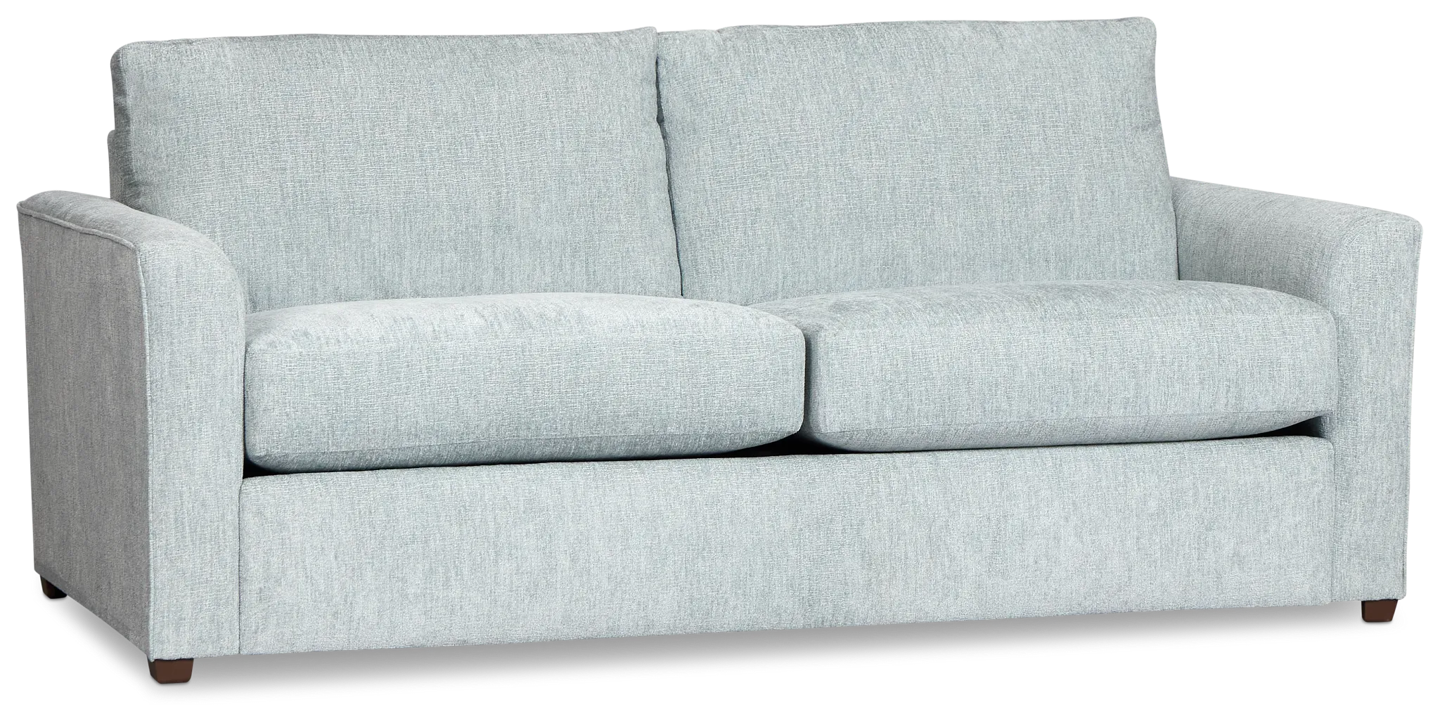 Shore Light Blue Fabric Cooling Memory Foam Sleeper