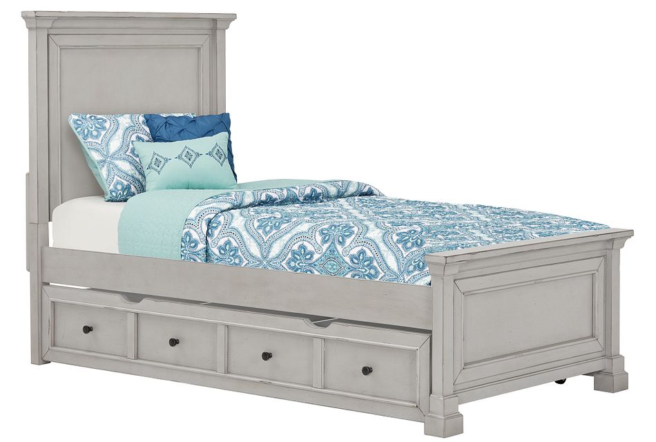 Stoney Gray Panel Storage Bed Baby Kids Beds City Furniture