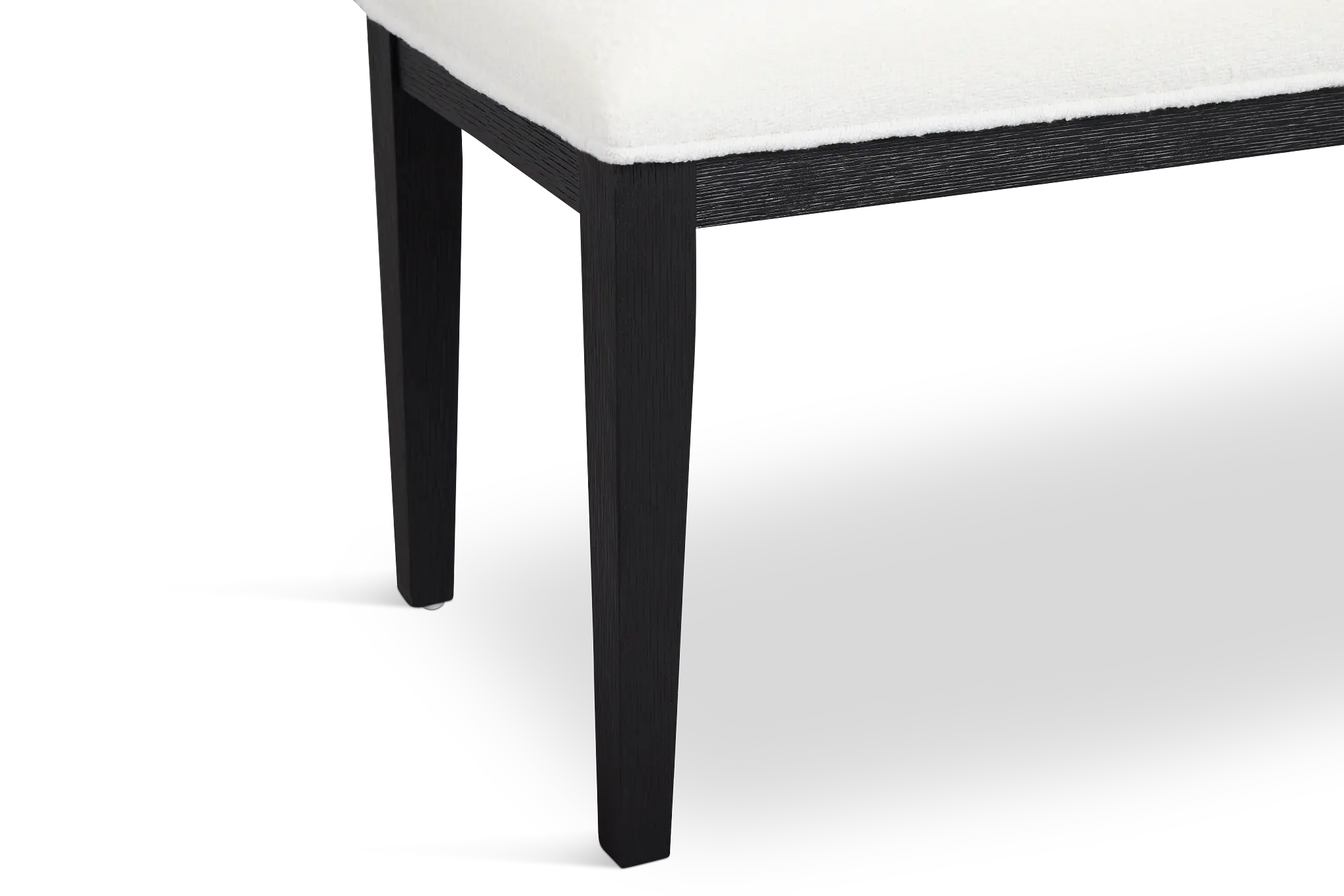 Alden Black Upholstered Dining Bench Alden Black Upholstered Dining Bench