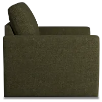 Citymod Green Fabric Swivel Chair