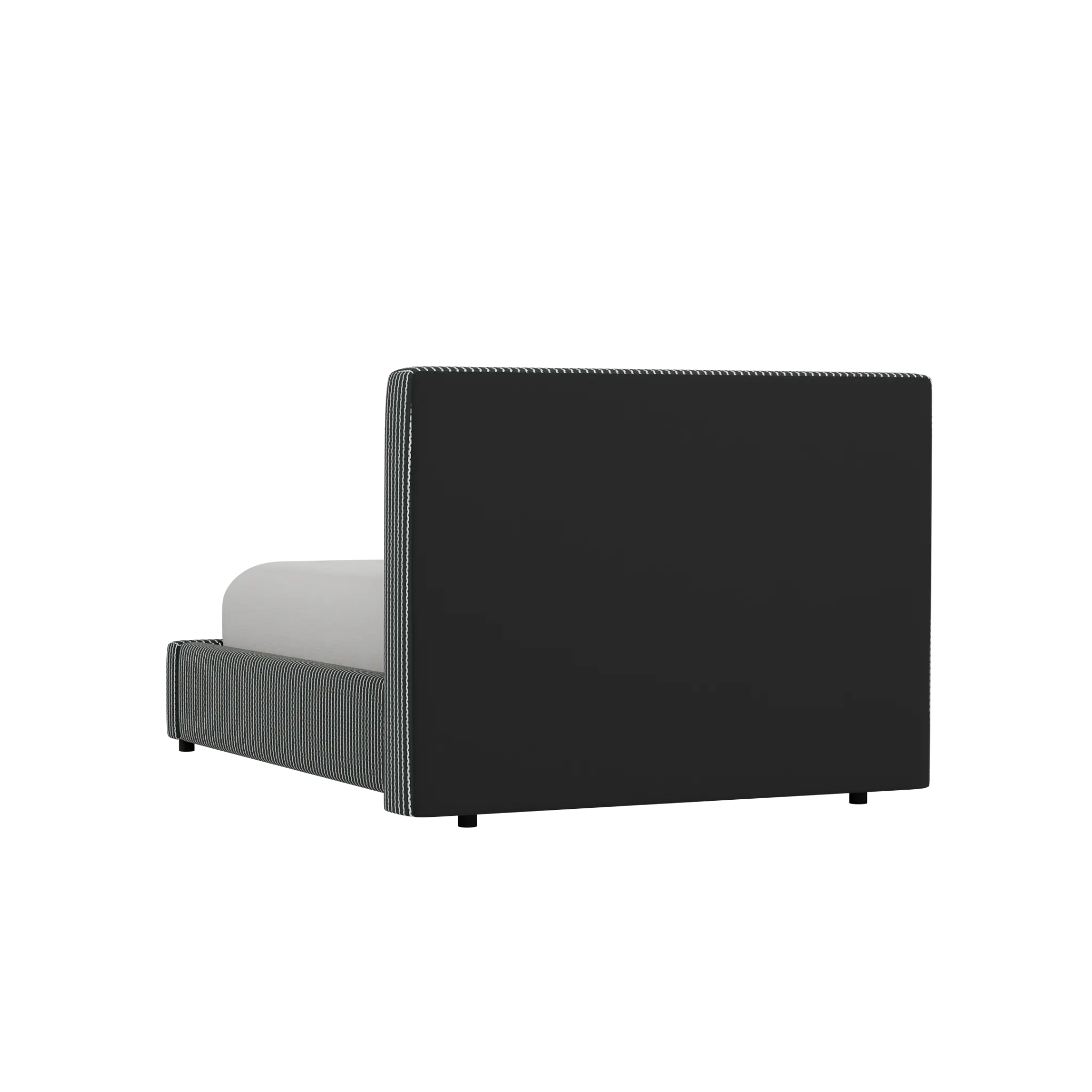 Grayton Lucy Navy 44" Upholstered Platform Bed Grayton Lucy Navy 44" Upholstered Platform Bed