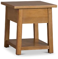 Provo Mid Tone Storage End Table