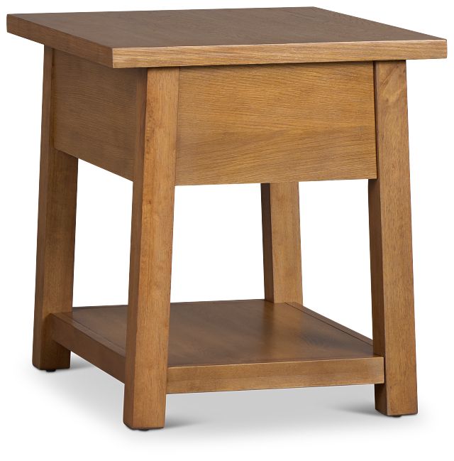 Provo Mid Tone Storage End Table