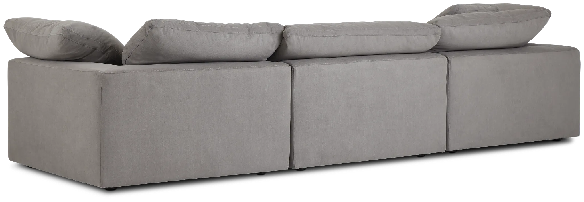 Nixon Light Gray Fabric 3-piece Modular Sofa
