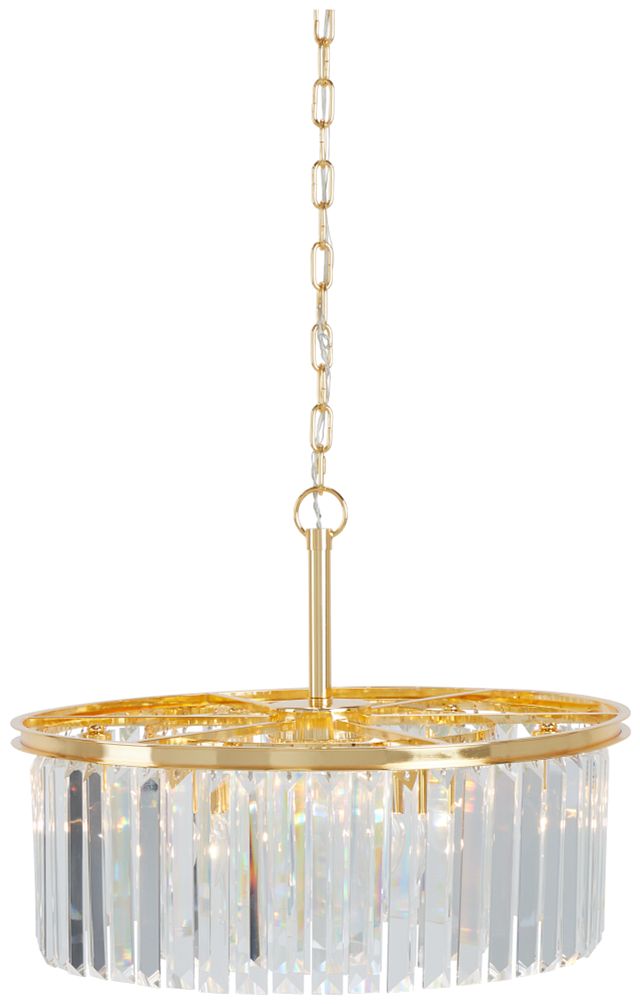 Audrey Gold Round Chandelier