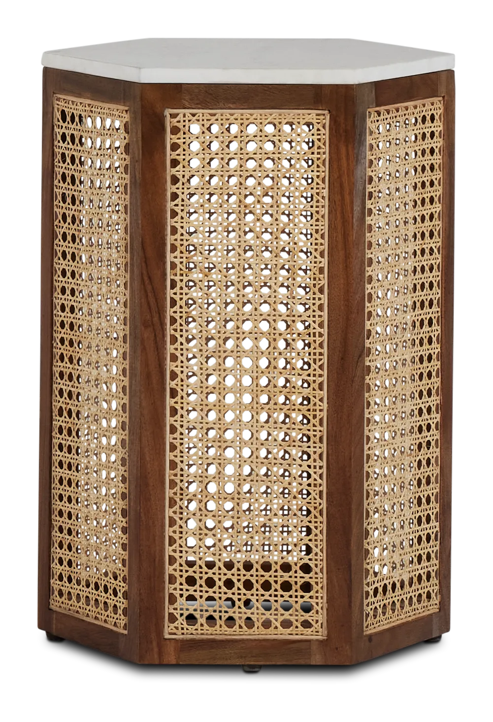 Reese White Accent Table