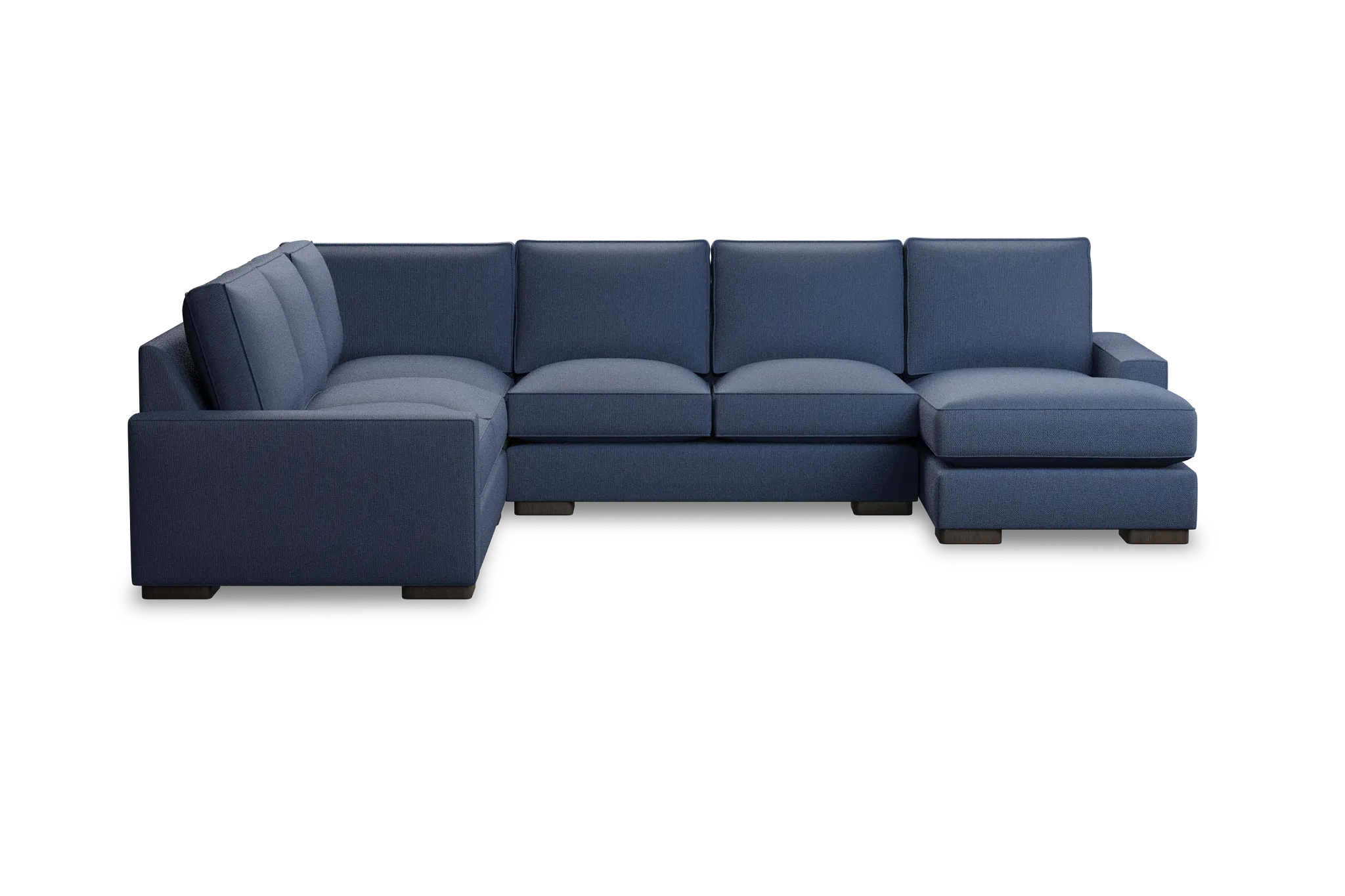 Edgewater Revenue Dark Blue Medium Right Chaise Sectional