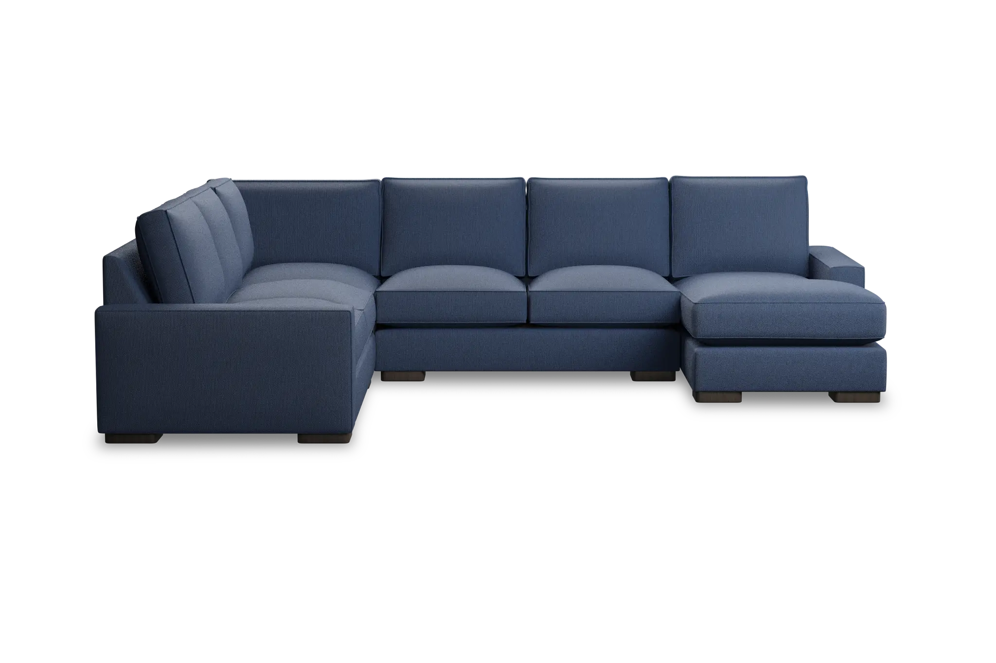 Edgewater Revenue Dark Blue Medium Right Chaise Sectional Edgewater Revenue Dark Blue Medium Right Chaise Sectional