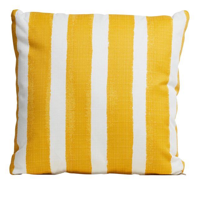 Nico Yellow 20" Indoor/outdoor Accent Pillow