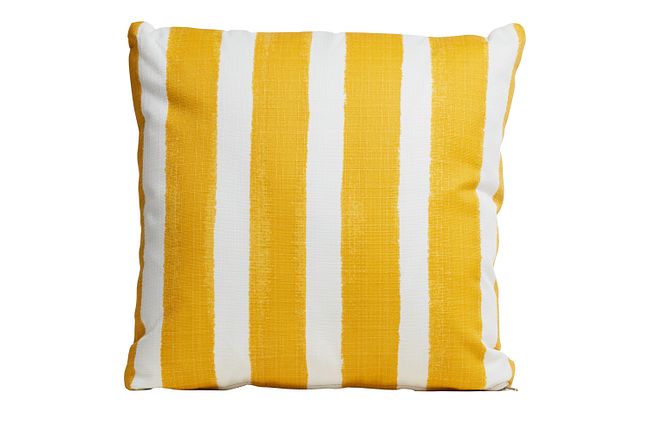Nico Yellow 20" Indoor/outdoor Accent Pillow