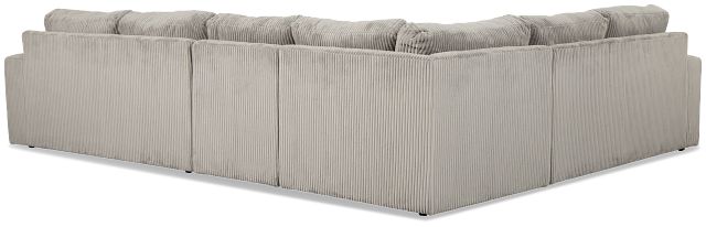 Charlie Gray Fabric Medium Two-arm Sectional