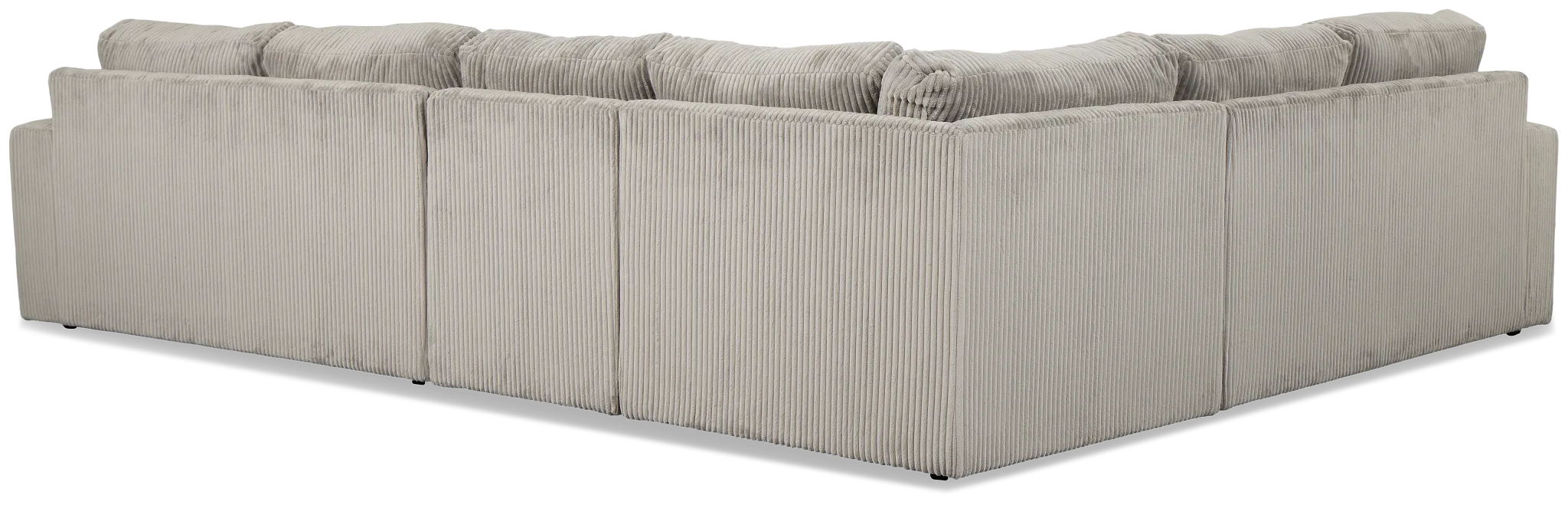 Charlie Gray Fabric Medium Two-arm Sectional