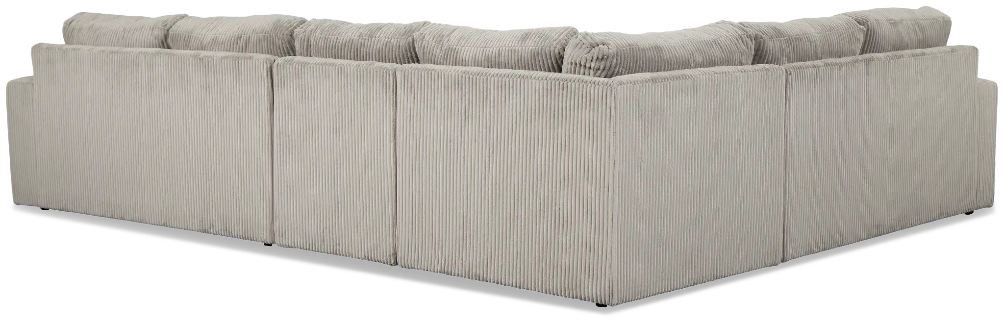 Charlie Gray Fabric Medium Two-arm Sectional Charlie Gray Fabric Medium Two-arm Sectional