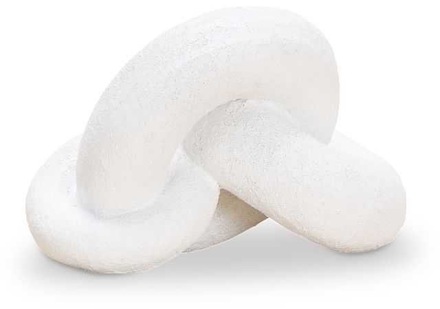 Damla White Resin Sculpture