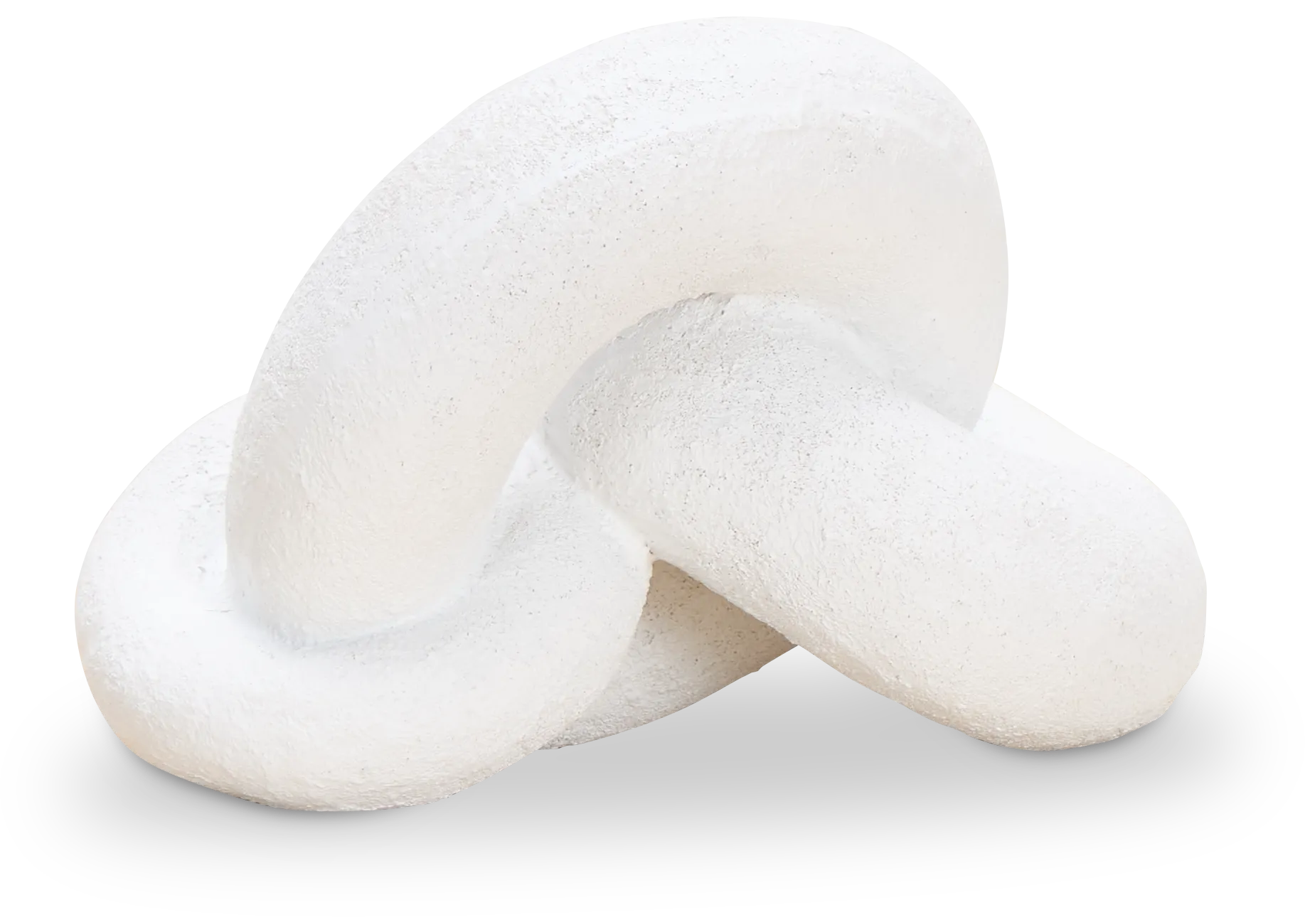 Damla White Resin Sculpture