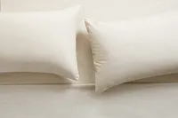 Rest & Renew Percale Cotton Beige 200 Thread Sheet Set