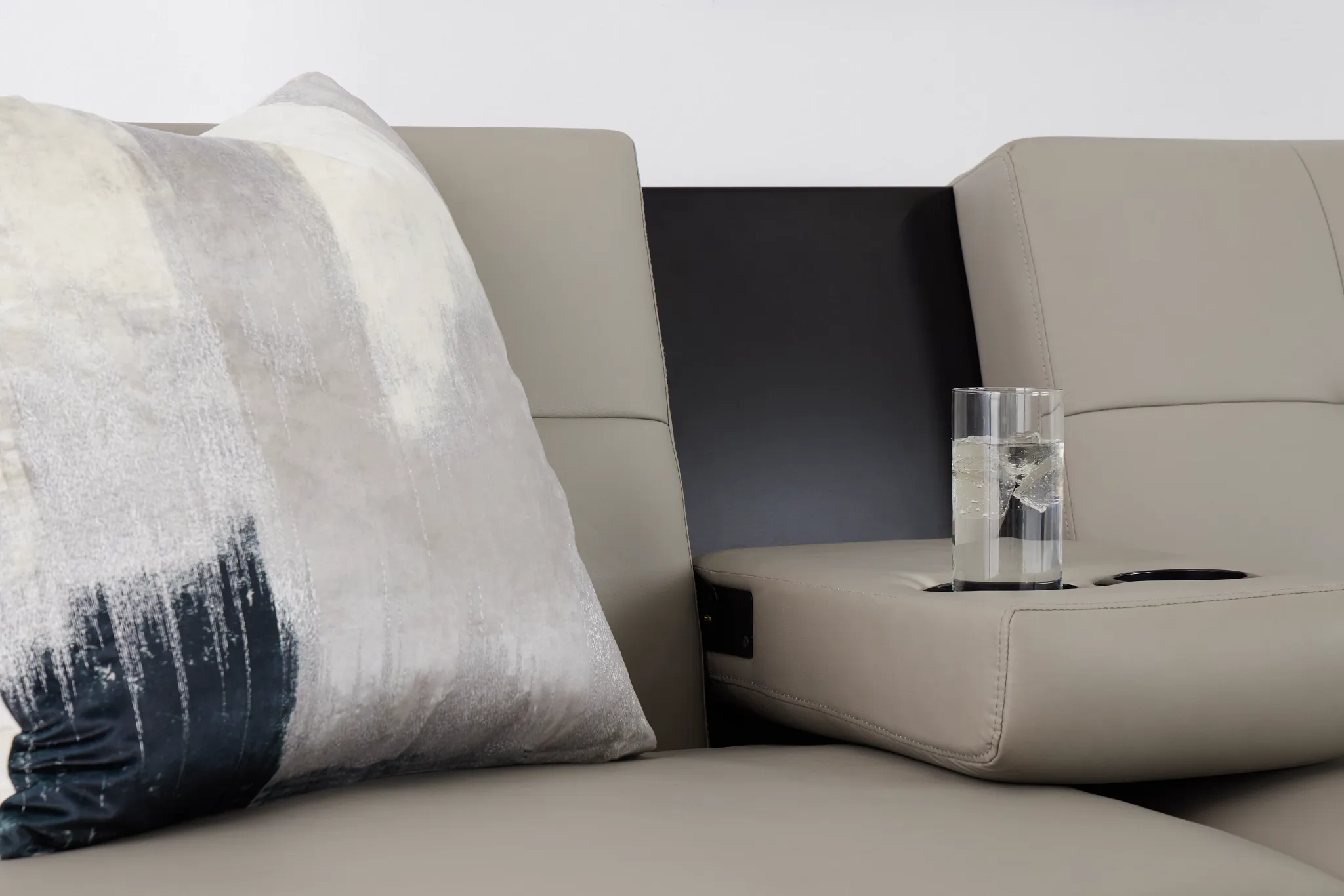 Andes Light Gray Micro Sofa Futon