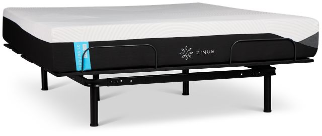 Zinus Endura 1.0 Firm Slat Adjustable Mattress Set