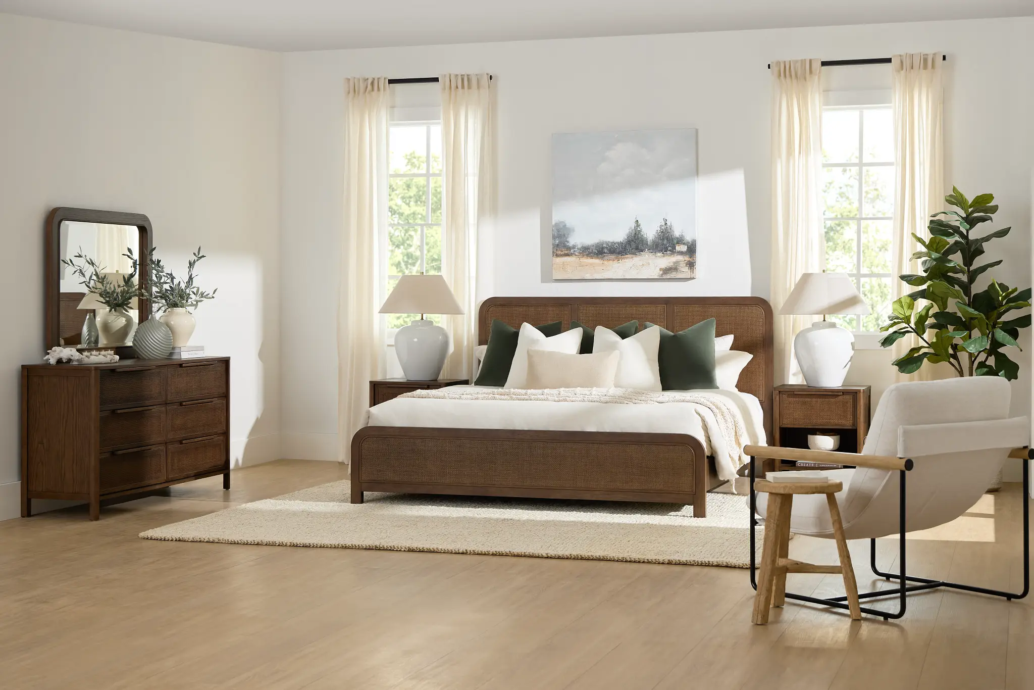 Pacific Mid Tone Platform Bed Pacific Mid Tone Platform Bed