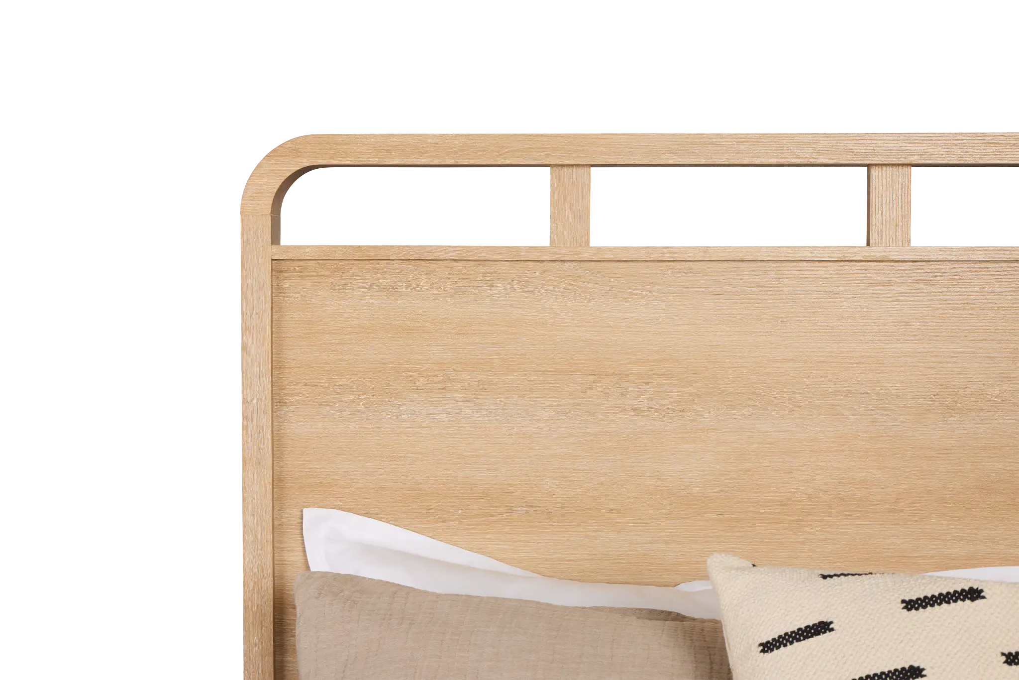 Lyndie Light Tone Panel Bed Lyndie Light Tone Panel Bed