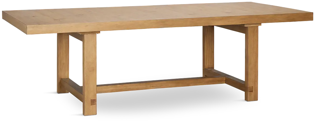 Vail Light Tone Trestle Table Vail Light Tone Trestle Table