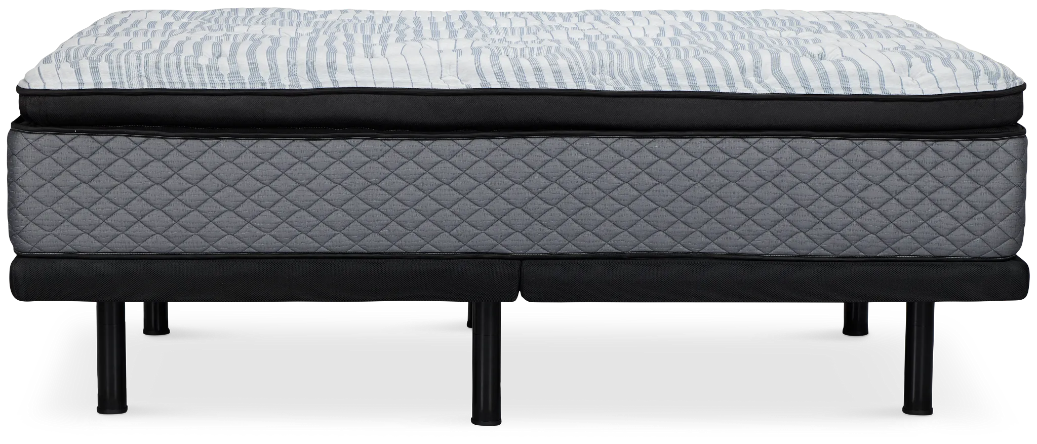 Kevin Charles By Sealy Signature Ultra Plush Deluxe Adjustable Mattress Set