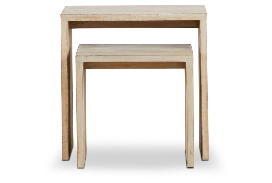 Merwin Light Tone Set Of 2 Nesting End Table