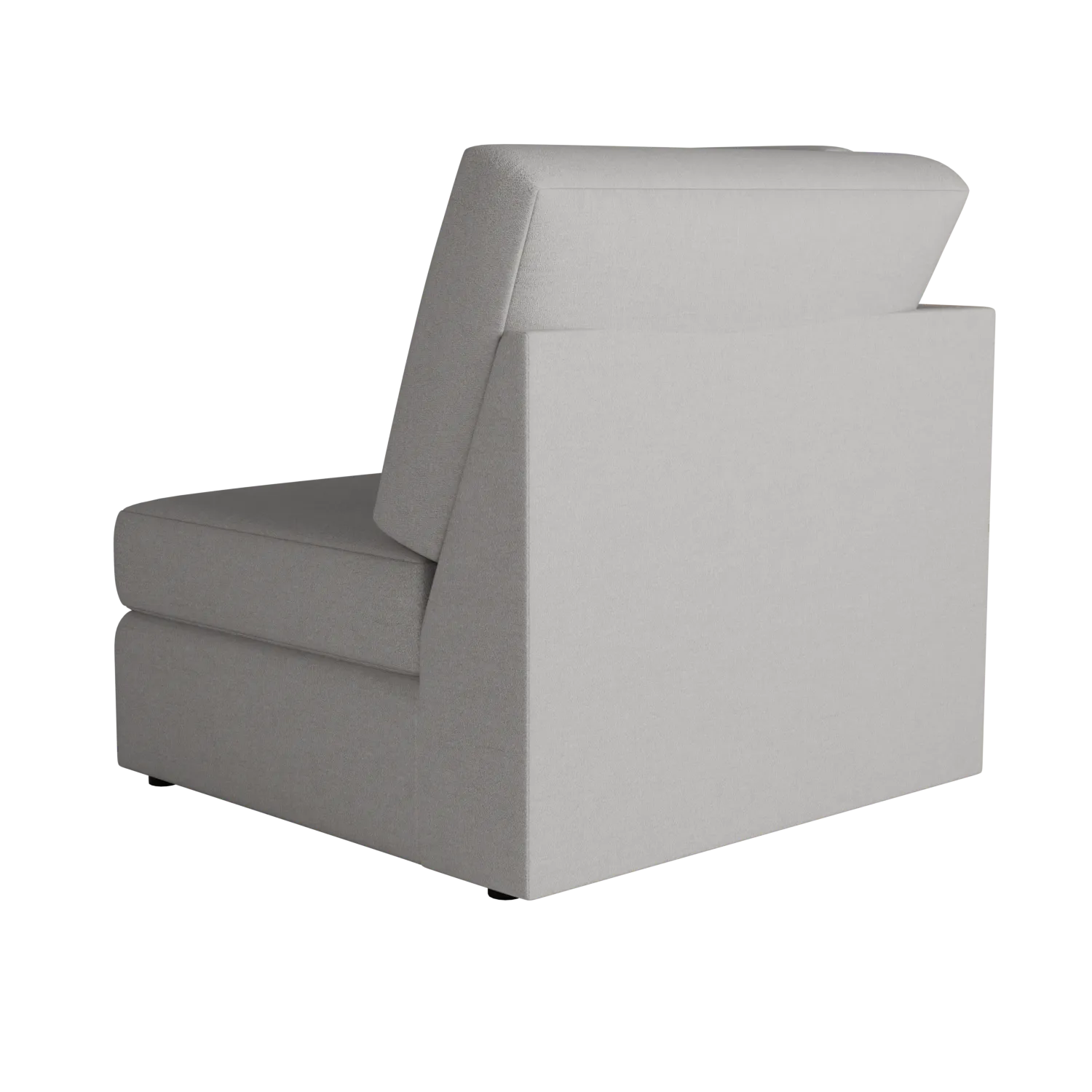 Citymod Light Gray Fabric Wedge