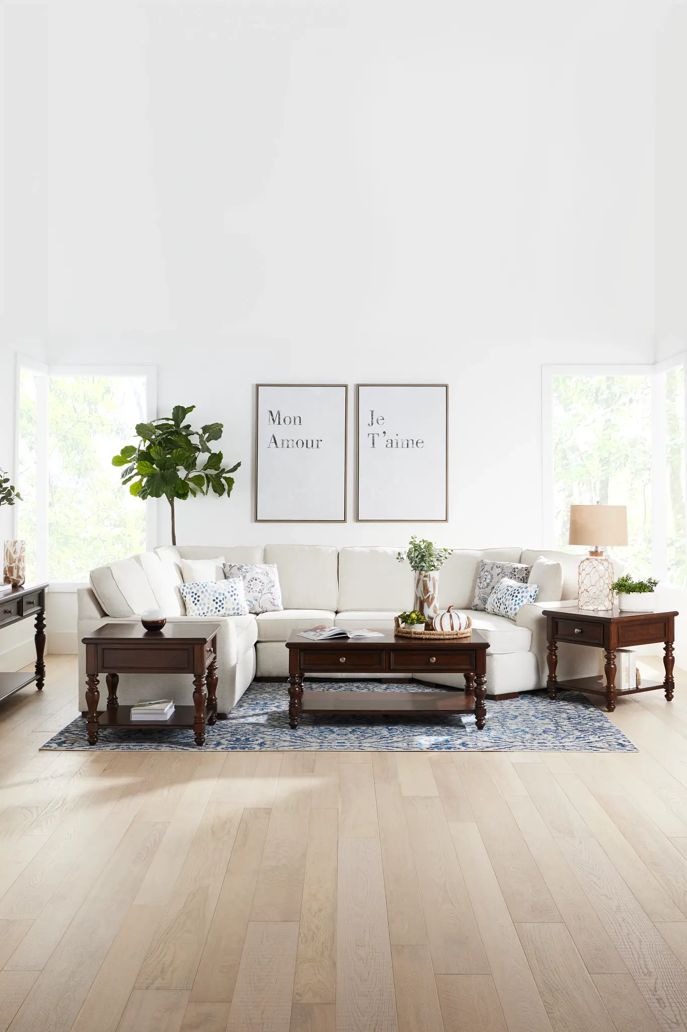Austin White Fabric Small Right Cuddler Sectional Austin White Fabric Small Right Cuddler Sectional
