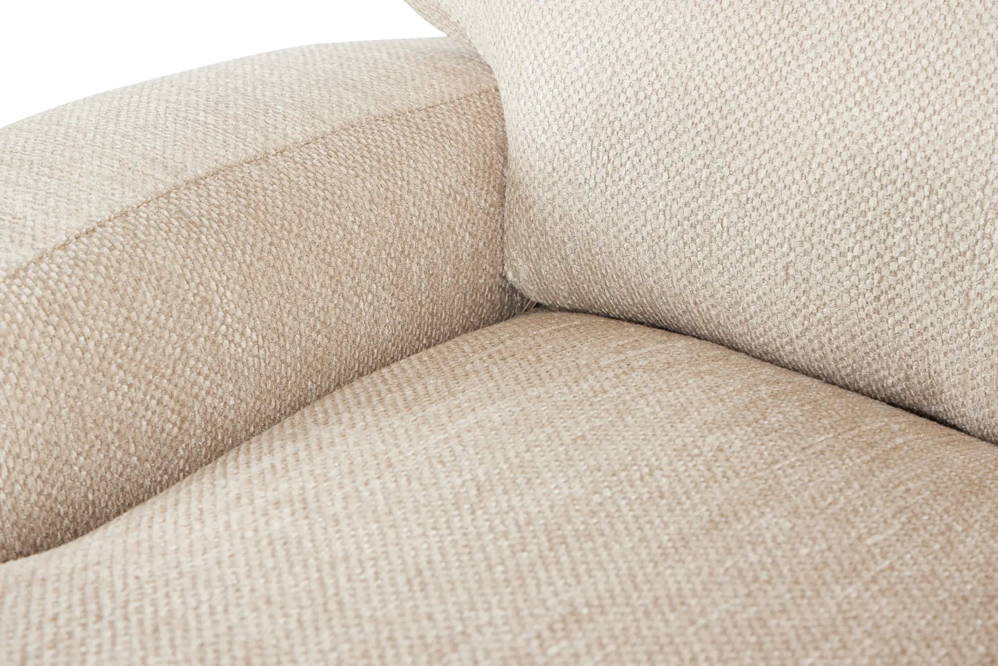 Alpha Beige Fabric Large Two-arm Sectional Alpha Beige Fabric Large Two-arm Sectional