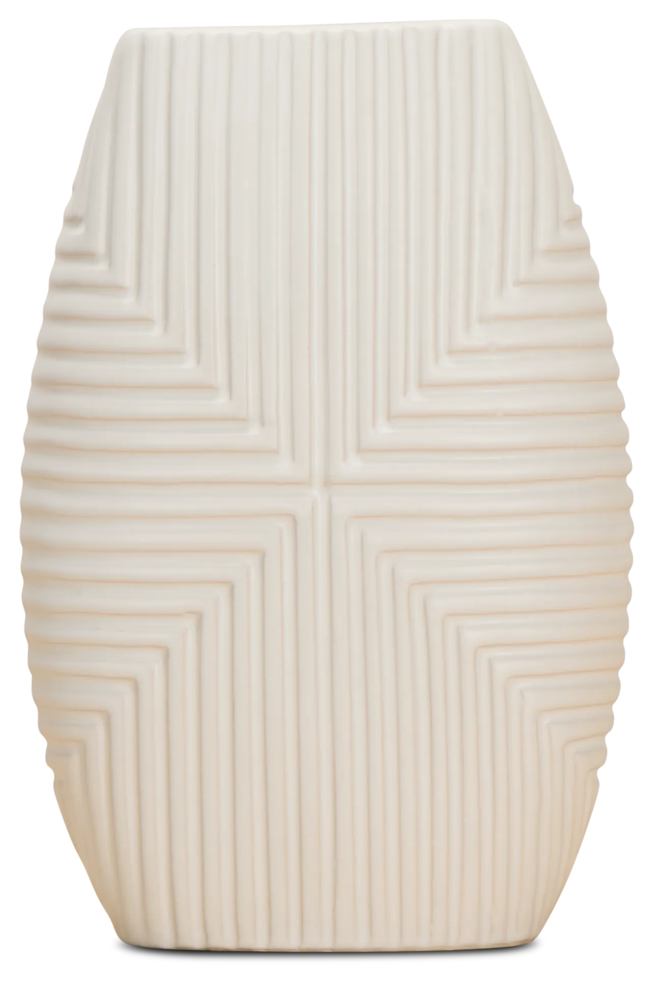 Banyan White Medium Vase