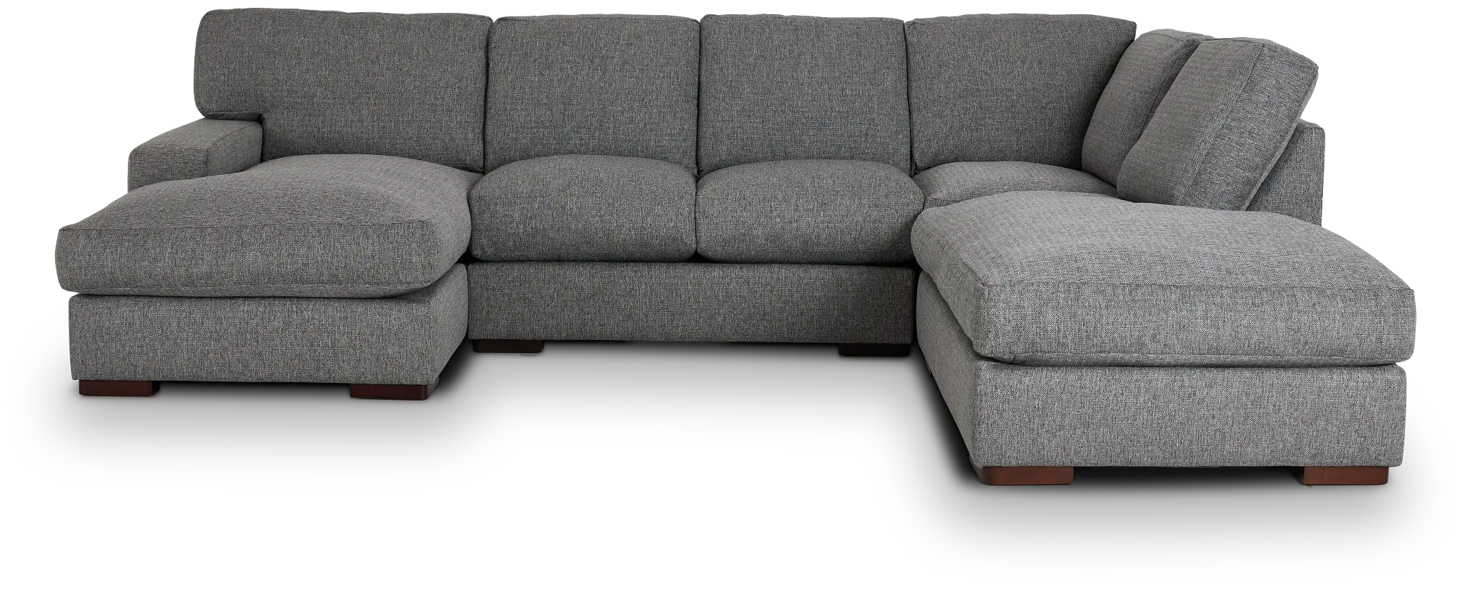 Veronica Dark Gray Down Small Right Bumper Sectional Veronica Dark Gray Down Small Right Bumper Sectional