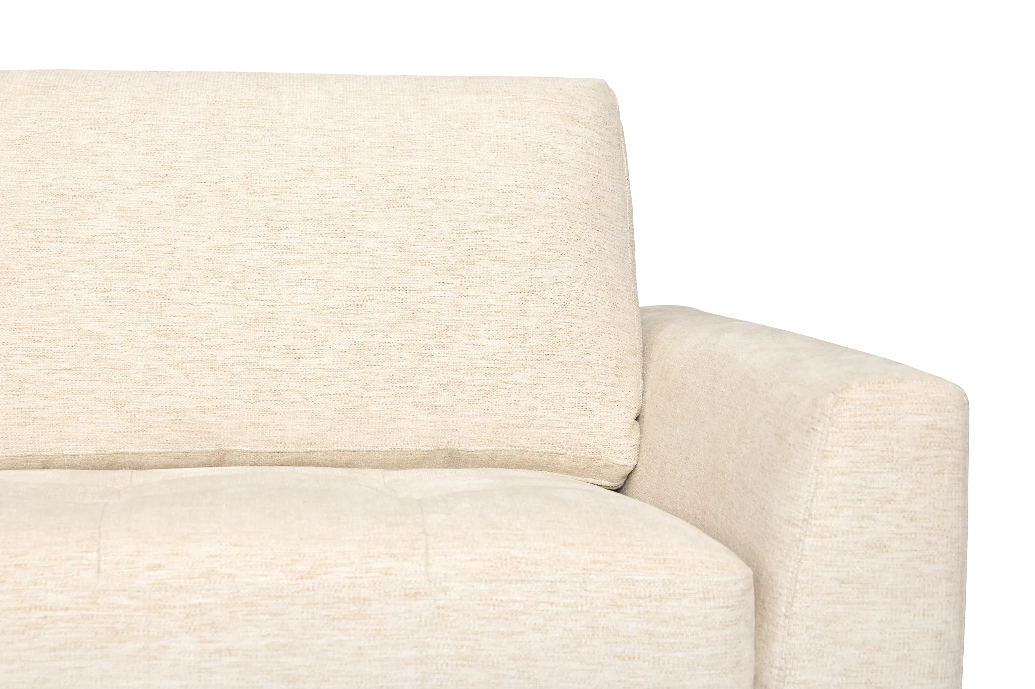 Maisie Light Beige Fabric Sofa