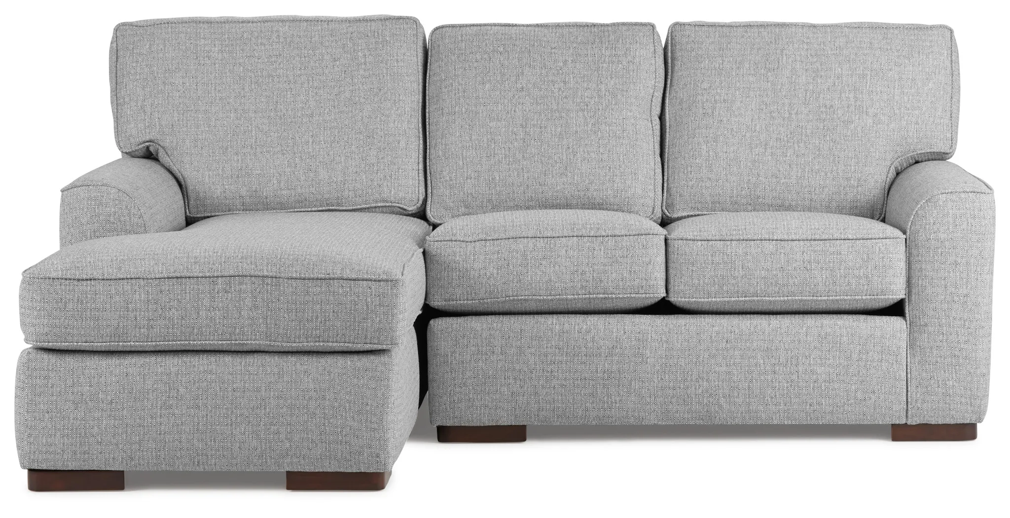 Austin Gray Fabric Left Chaise Sectional
