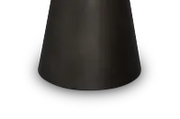 Darby White Marble Round End Table