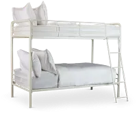 Rory White Metal Bunk Bed